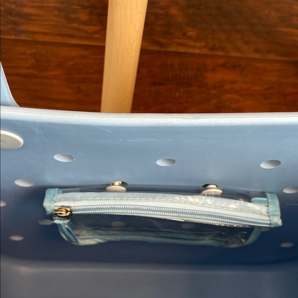 Bogg Baby Medium Bag Light Sky Blue Tote Bag with Insert Bag - Picture 7 of 11